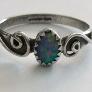 Sterling silver Opal ring